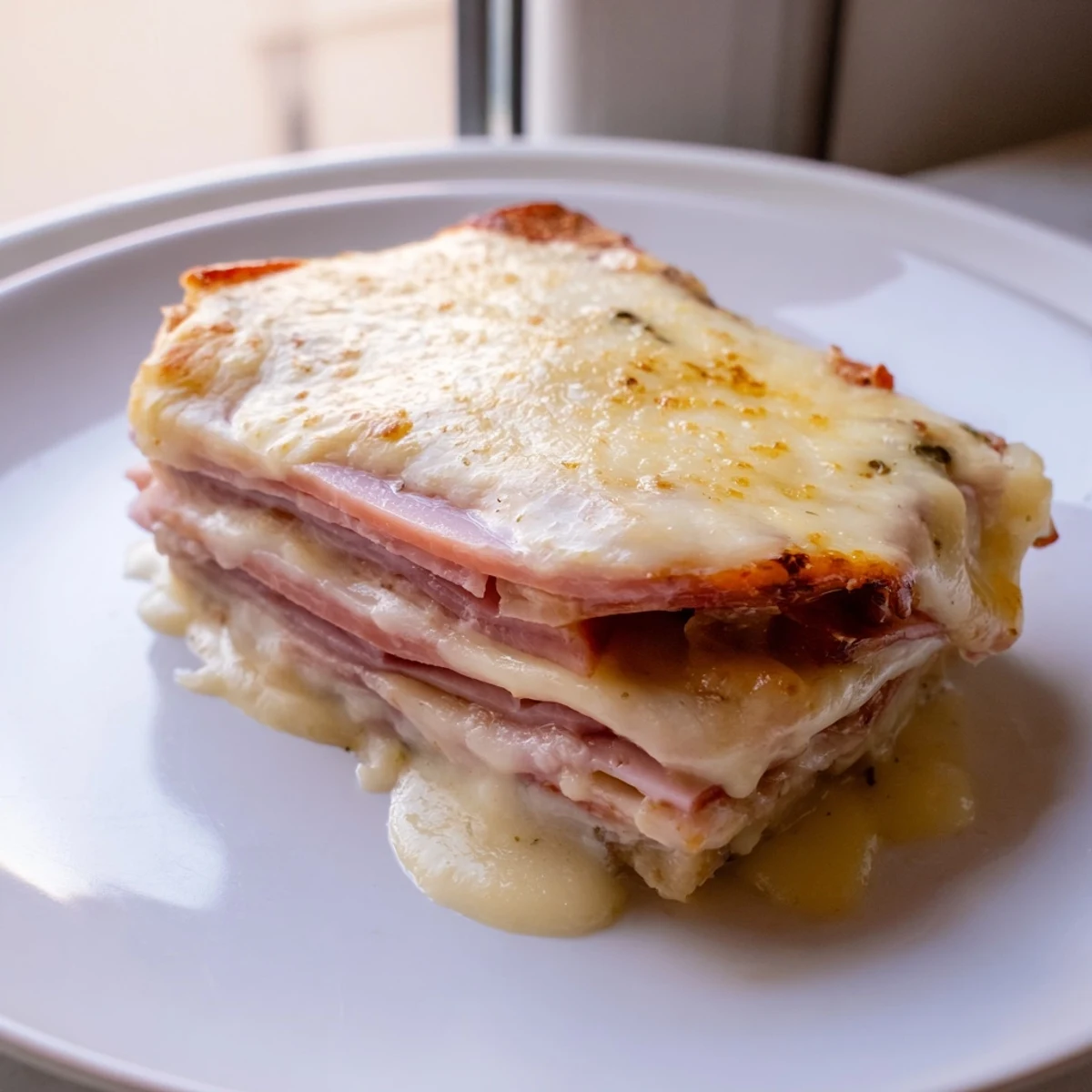 Parisian Ham Cheese Gratin