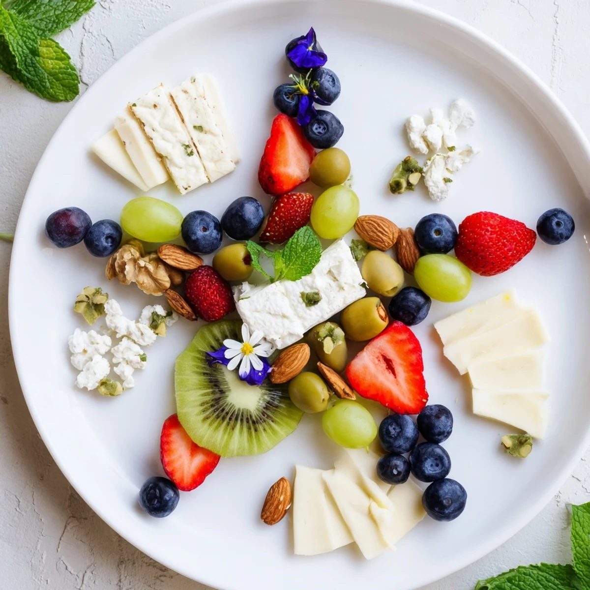 Explore the creative, edible Negative Space Puzzle: a visually striking, delicious platter to share.
