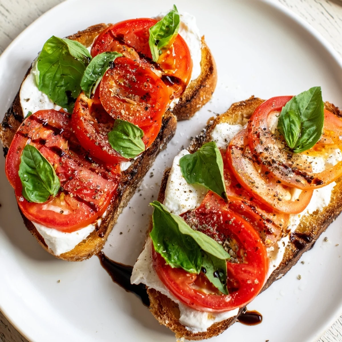 Tomato Burrata Toast