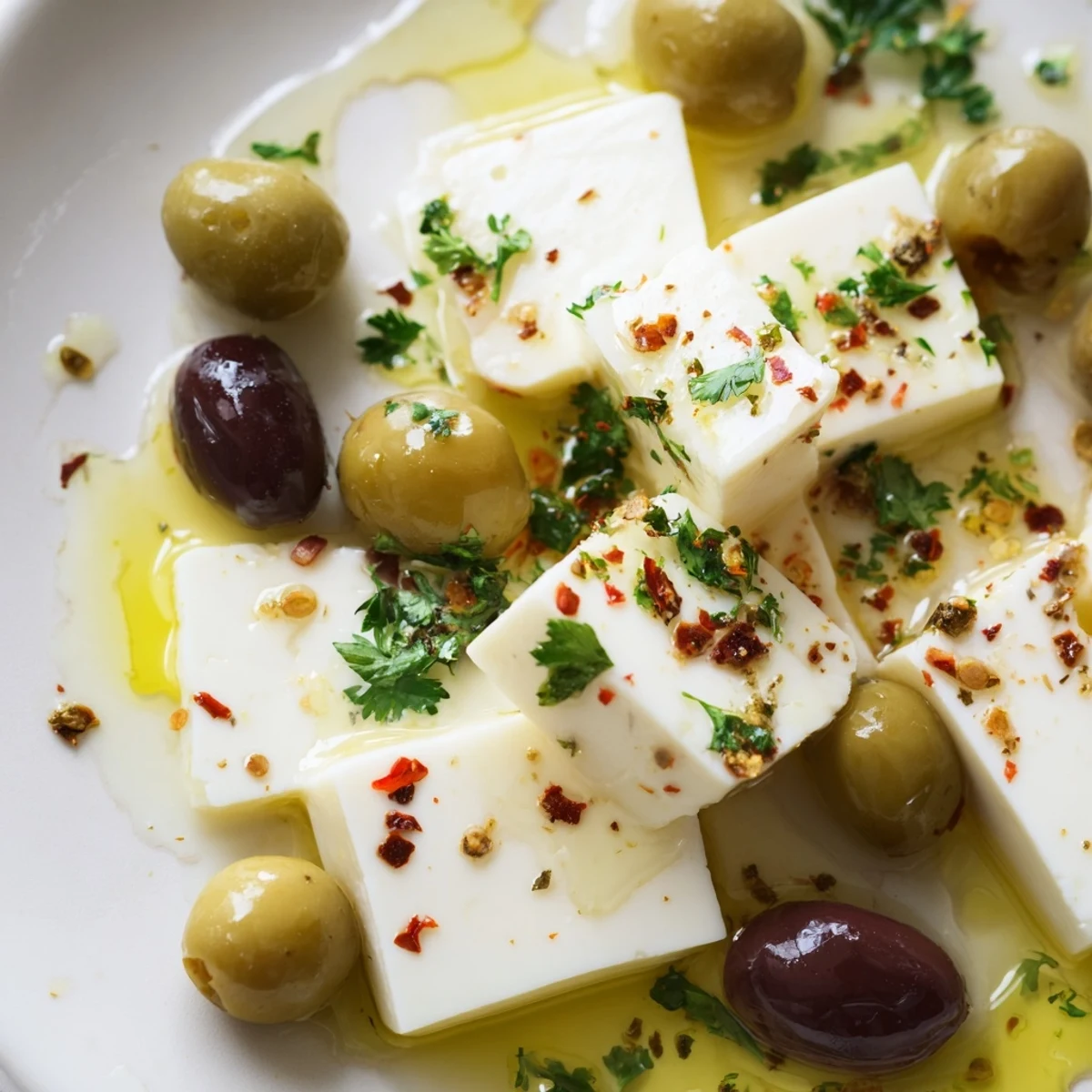 Turkish Olives & Cheese Board awaits, a beautifully arranged appetizer featuring colorful olives and creamy cheeses.