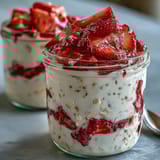 Strawberry Vanilla Protein Oats