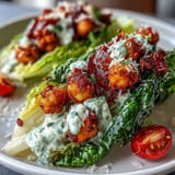 Creamy dressing coats crisp romaine in this easy Vegan Caesar Salad.