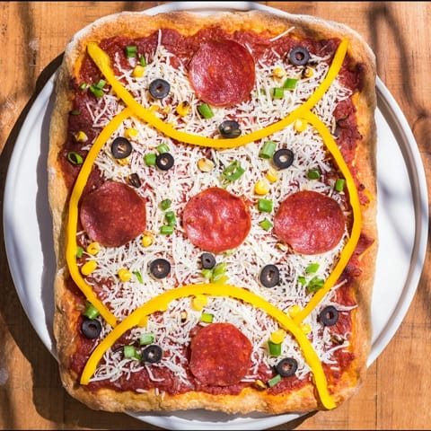 Basketball Court Pizza Toppings