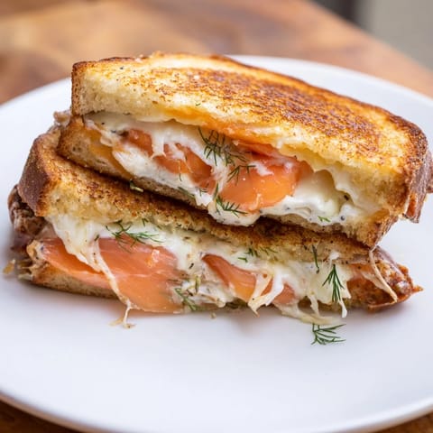 Smoked Salmon Grilled Cheese