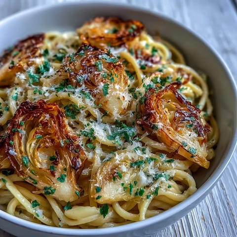 Cabbage Pasta With Garlic Parmesan