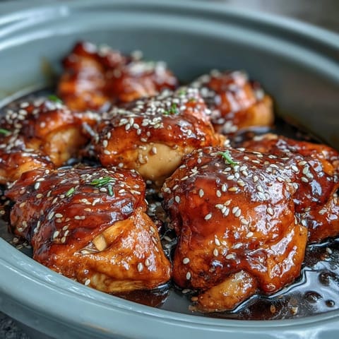 Slow Cooker Honey Mustard Chicken