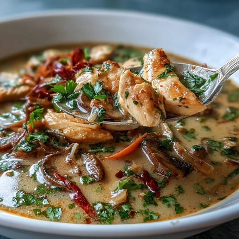 Thai Coconut Curry Soup Bowl