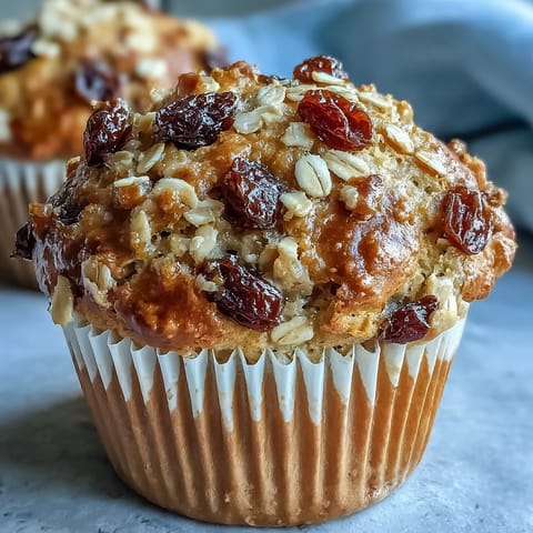 Irish Soda Muffins Raisins Oats