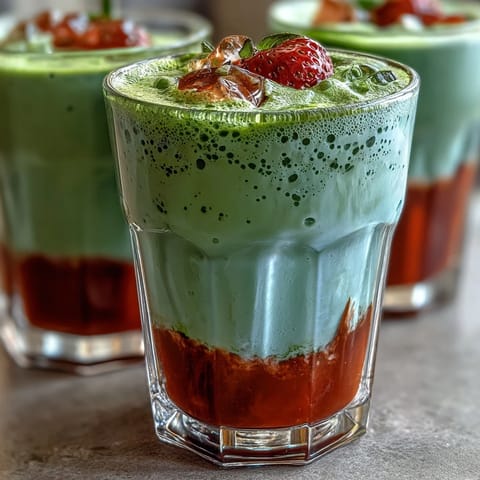 Strawberry Matcha Latte Oat