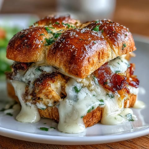 A tray of warm Derby Day Hot Brown sliders with turkey, bacon, and creamy Mornay sauce on soft rolls, perfect for festive gatherings.