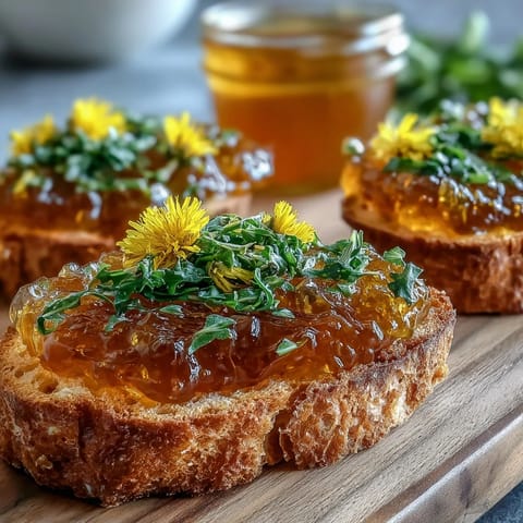Dandelion Lemon Honey Jelly