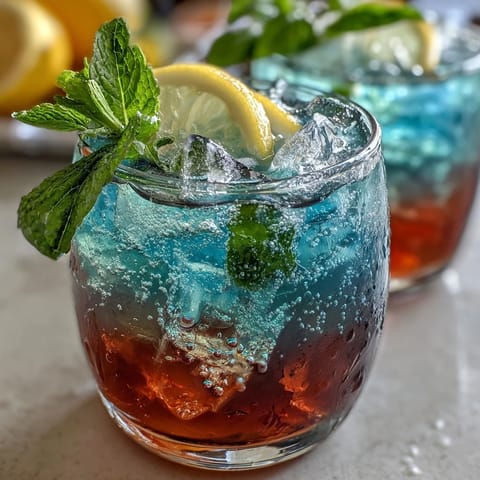 Vibrant lemonade bar setup with classic lemonade, colorful fruit syrups, and fresh garnishes for a DIY drink station.