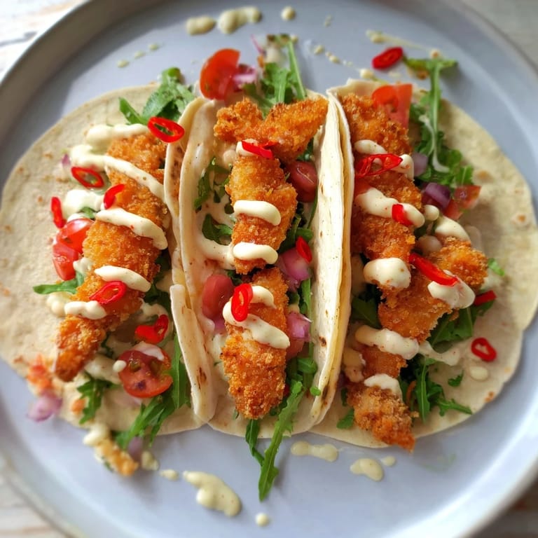 Golden, crispy chicken strips fill a warm wrap with fresh romaine in this Santa Hat Chicken Caesar Wrap.