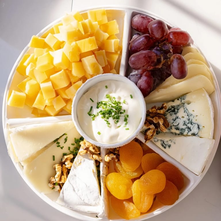 Get inspired by this creative Celtic Cross Cheese Platter, showcasing delicious cheeses and accompaniments.
