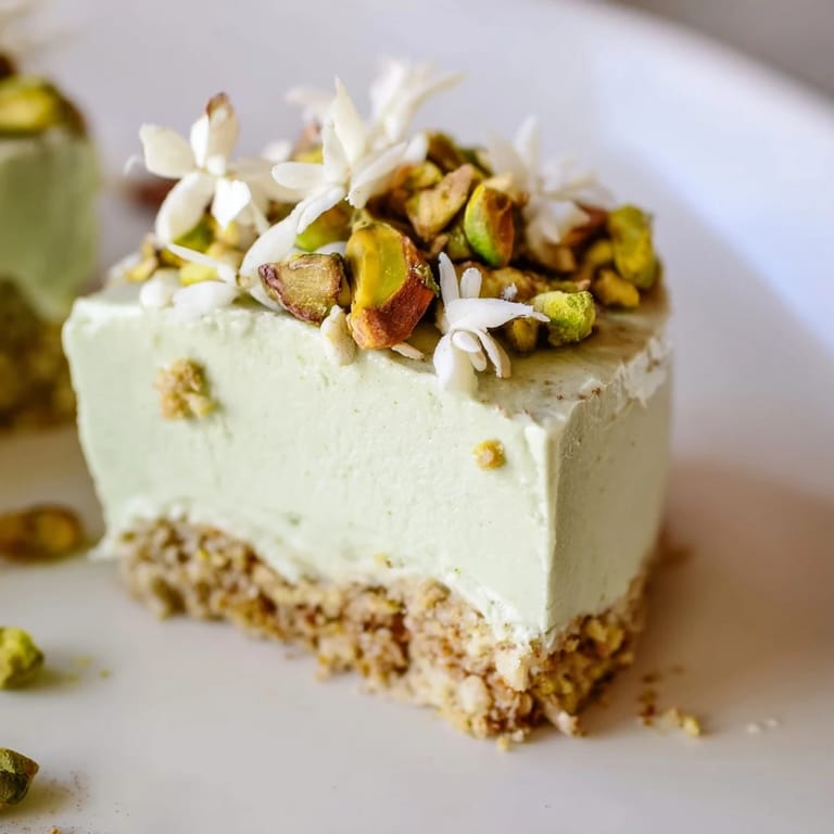 These creamy, no-bake Pistachio Cheesecake Bites offer a perfect, elegant dessert experience to enjoy.