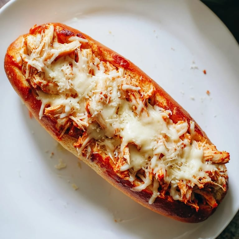 Served warm for game day or family dinners, this savory main dish brings comforting, cheesy, baked bread joy.