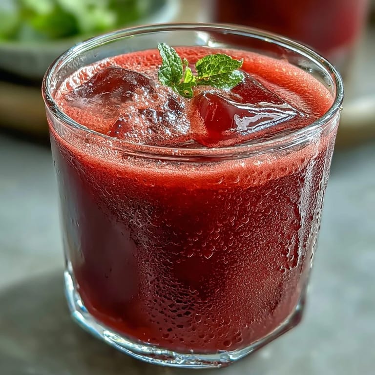 Enjoy this refreshing, homemade pink lemonade with beet juice alongside citrus and mint garnishes.