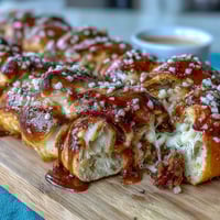 Festive game day snack board with pretzels, dips, and fresh veggies for sharing with friends.  